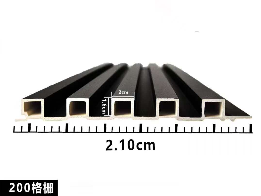 陜西生態(tài)木格柵立體黑拉絲