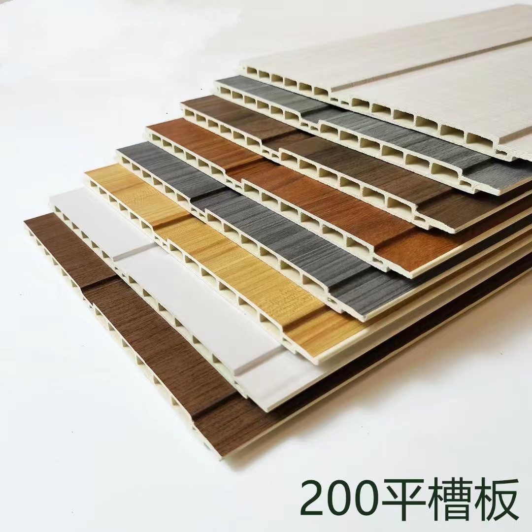 陜西生態(tài)木200平槽板，吊頂，墻裙，背景墻等